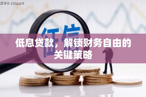 西港低息贷款，解锁财务自由的关键策略
