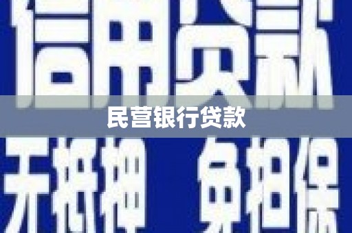 西港民营银行贷款