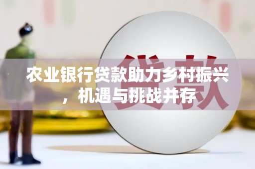 西港农业银行贷款助力乡村振兴，机遇与挑战并存