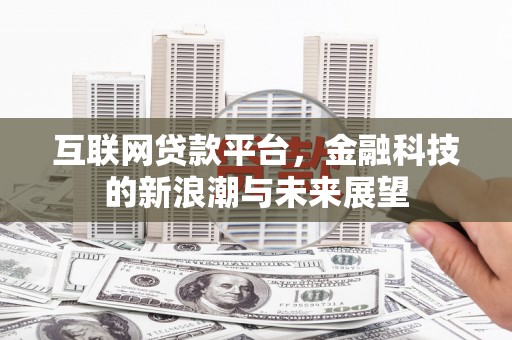 西港互联网贷款平台，金融科技的新浪潮与未来展望