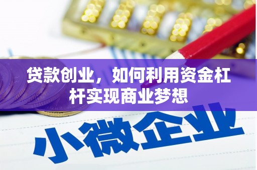 西港贷款创业，如何利用资金杠杆实现商业梦想